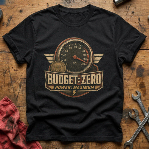 Budget Zero T-Shirt - Black
