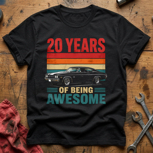 20 Being Awesome T-Shirt - Black
