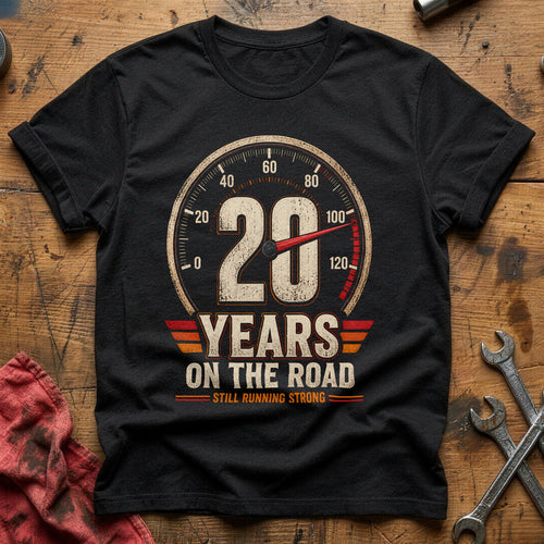 20 On The Road T-Shirt - Black