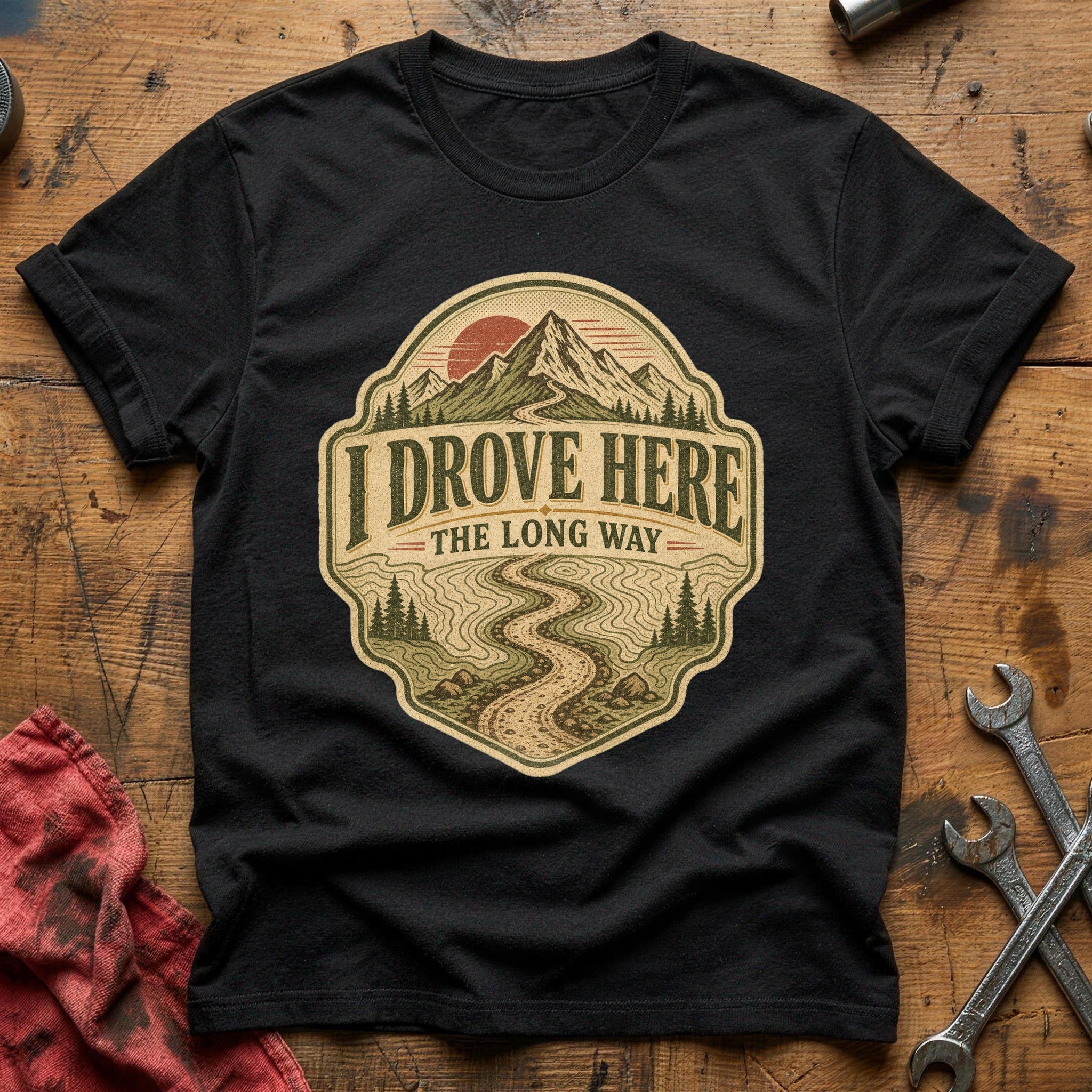 I Drove Here T-Shirt - Black