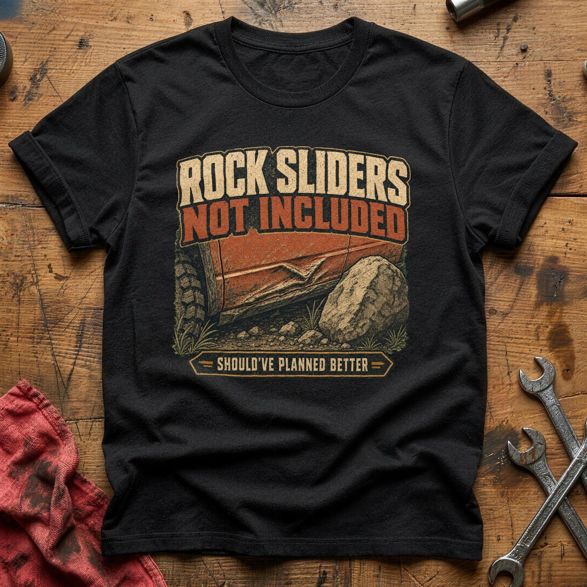 Rock Sliders not Included T-Shirt - Black