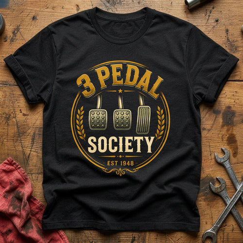 3 Pedal Society 28 T-Shirt - Black
