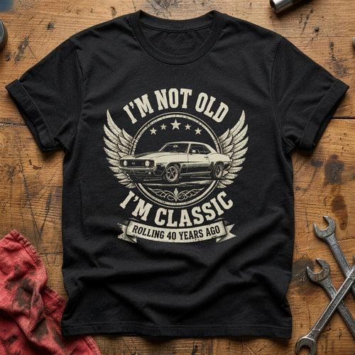 40 Im Classic T-Shirt - Black