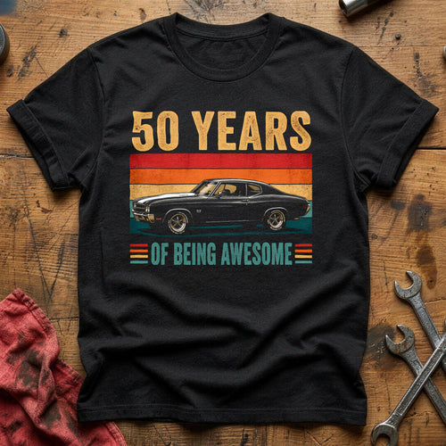 50 Being Awesome T-Shirt - Black
