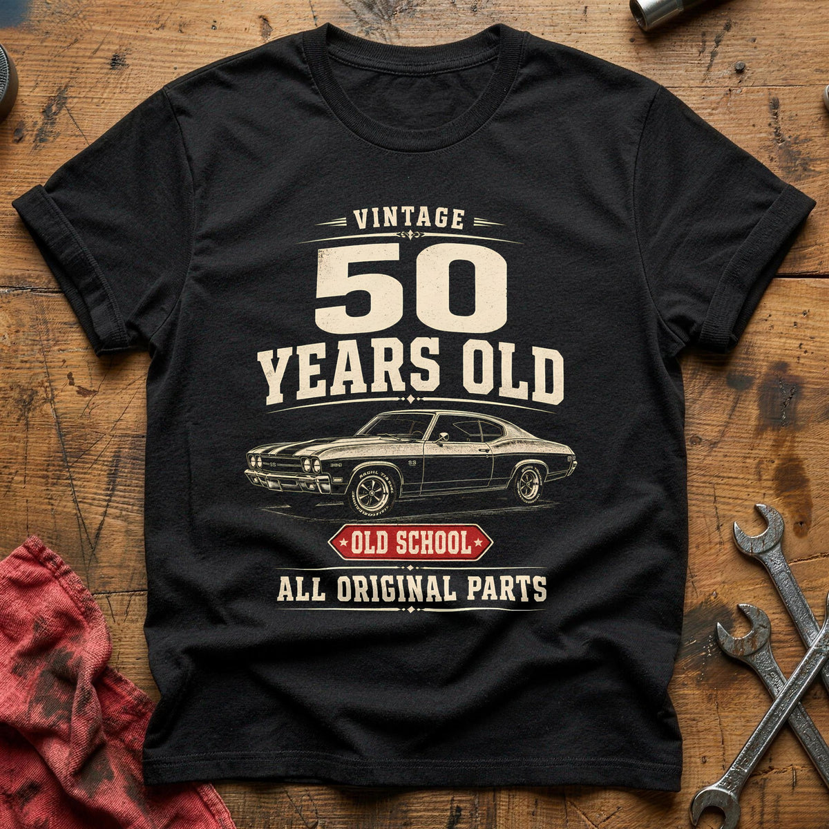 50 Original Parts T-Shirt - Black