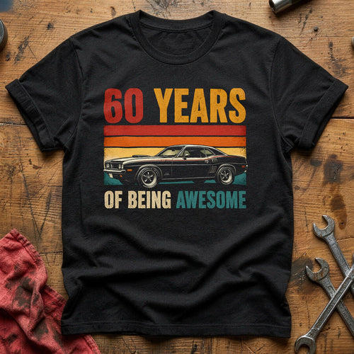 60 Being Awesome T-Shirt - Black