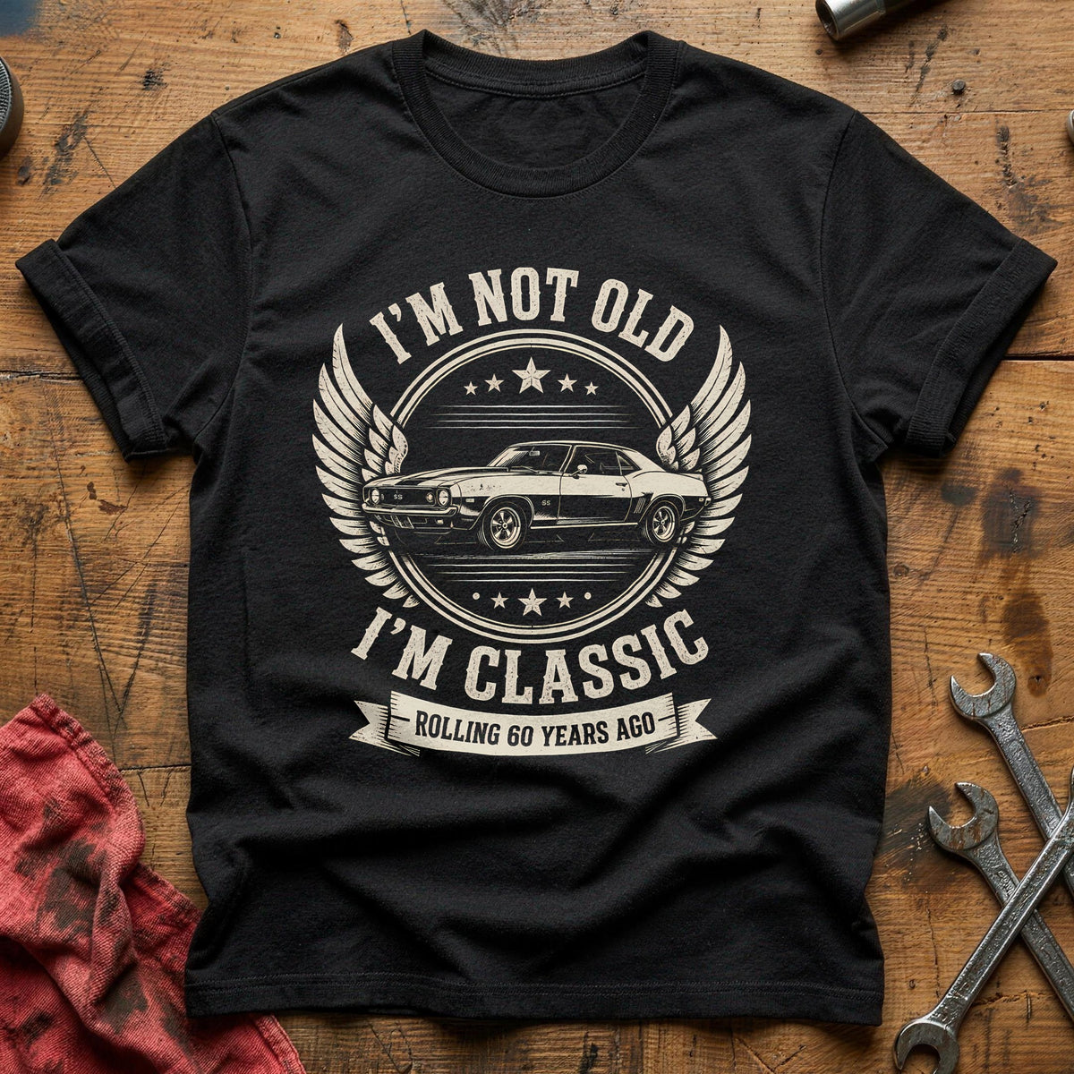 60 Im Classic T-Shirt - Black
