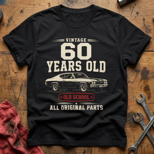 60 Original Parts T-Shirt - Black