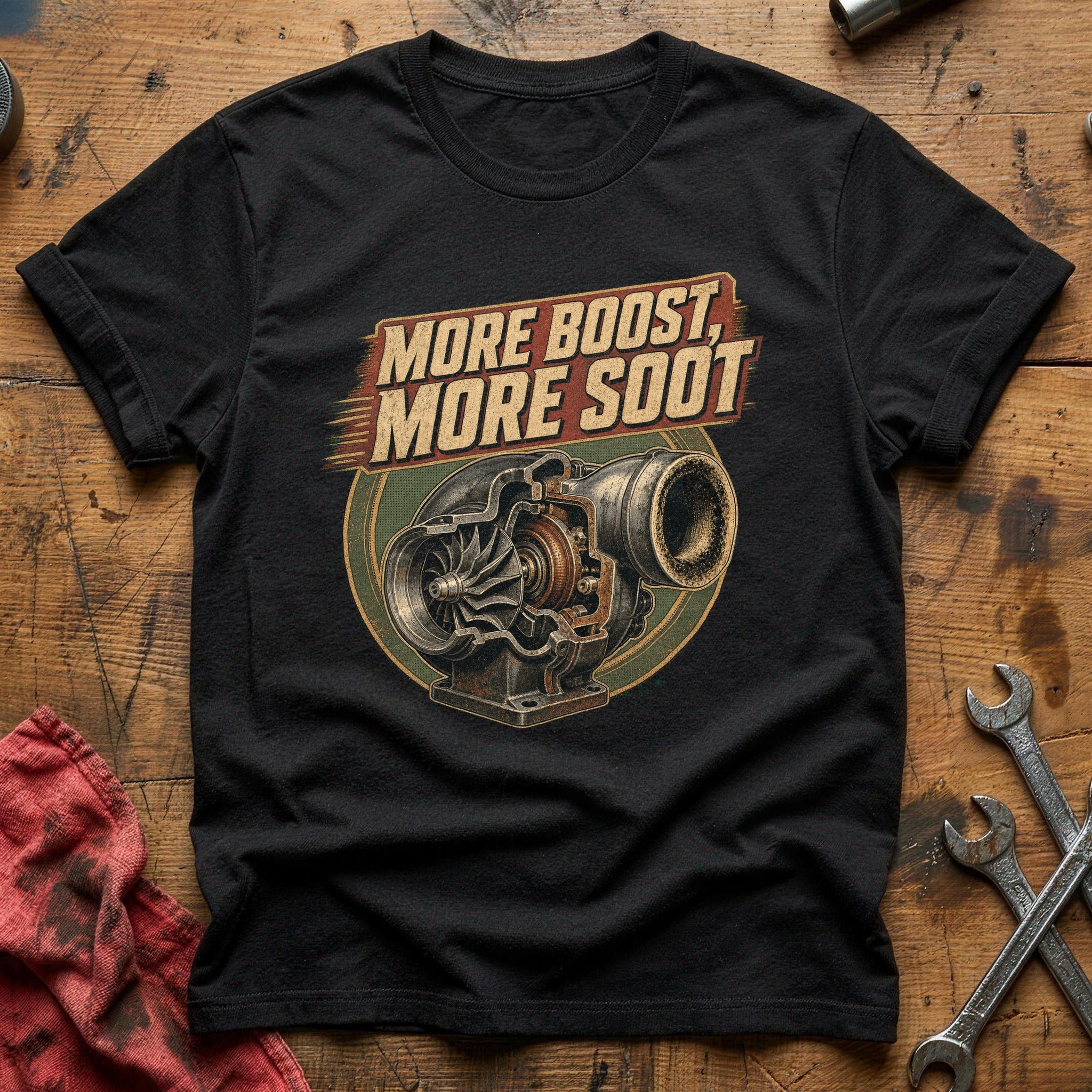More Boost, More Soot T-Shirt - Black