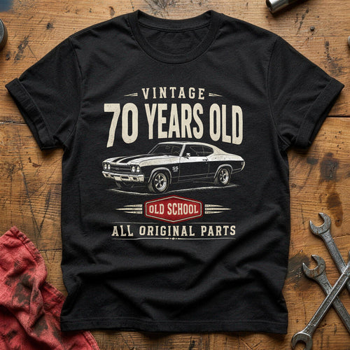 70 Original Parts T-Shirt - Black