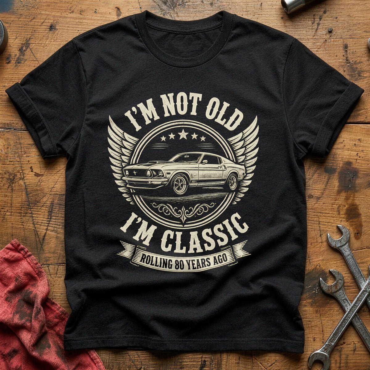 80 Im Classic T-Shirt - Black