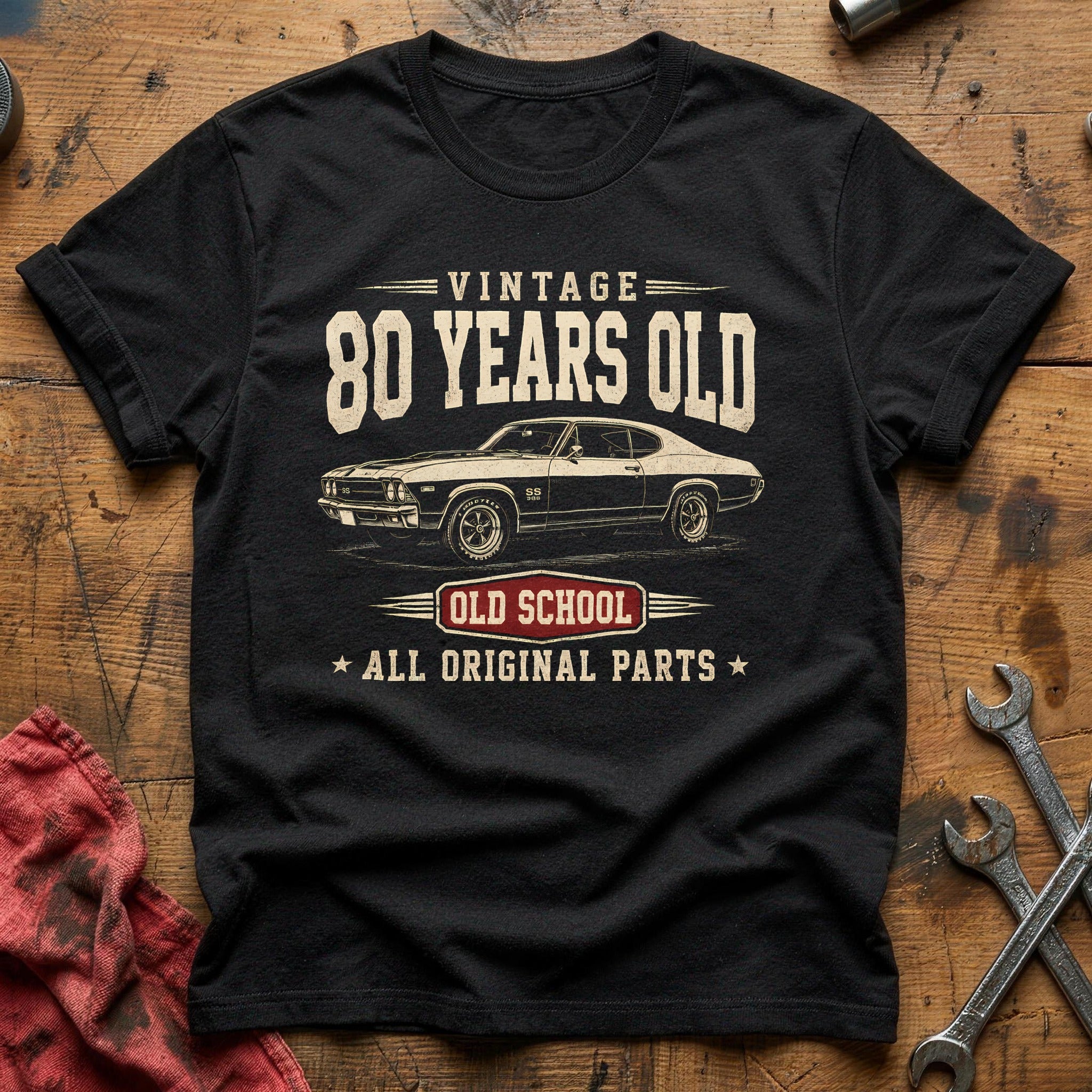 80 Original Parts T-Shirt - Black