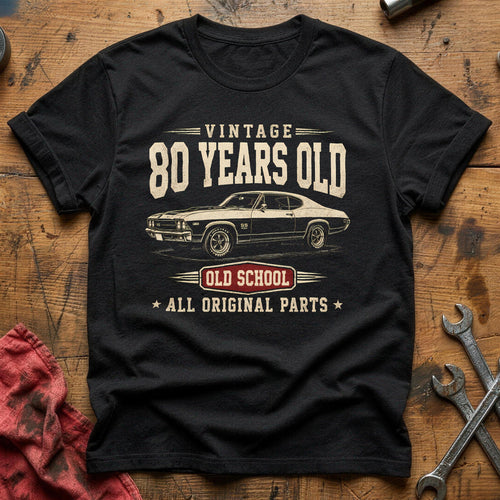 80 Original Parts T-Shirt - Black