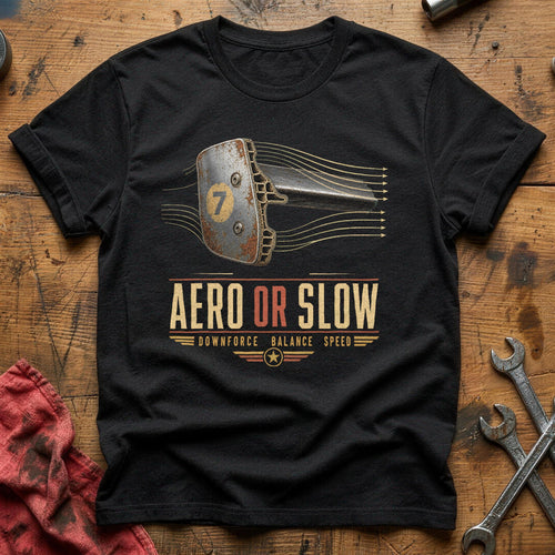 Aero or Slow T-Shirt - Black