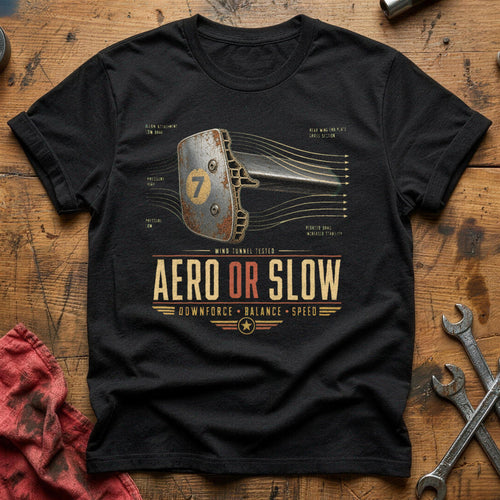 Aero or Slow T-Shirt - Black