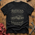 America's highway 2 T-Shirt - Black