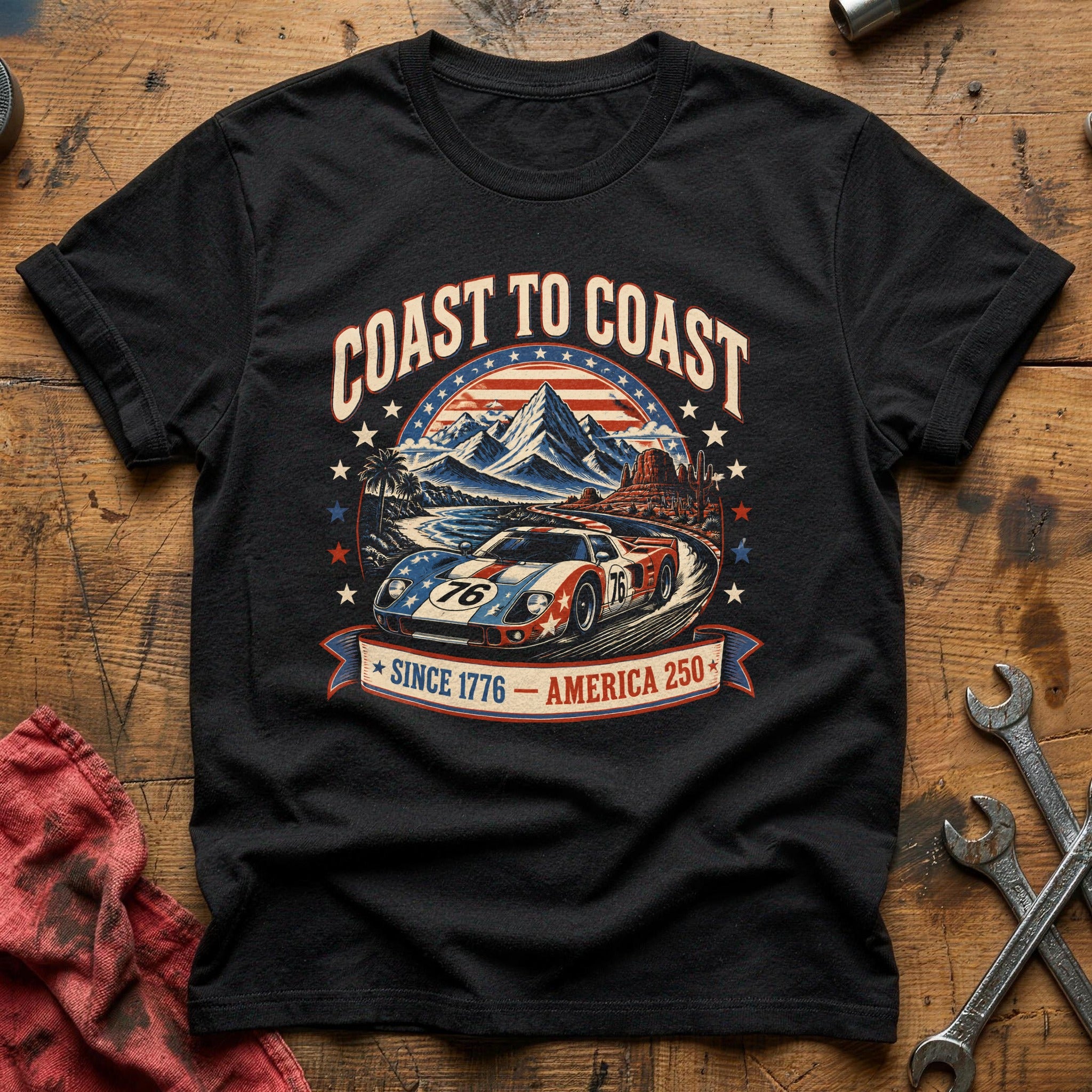 America's Open Road T-Shirt - Black