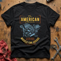 American classic muscle car garage T-Shirt - Black