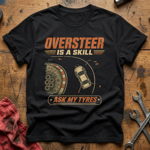 Ask My Tyres T-Shirt - Black