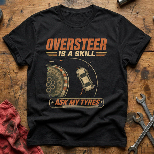 Ask My Tyres T-Shirt - Black