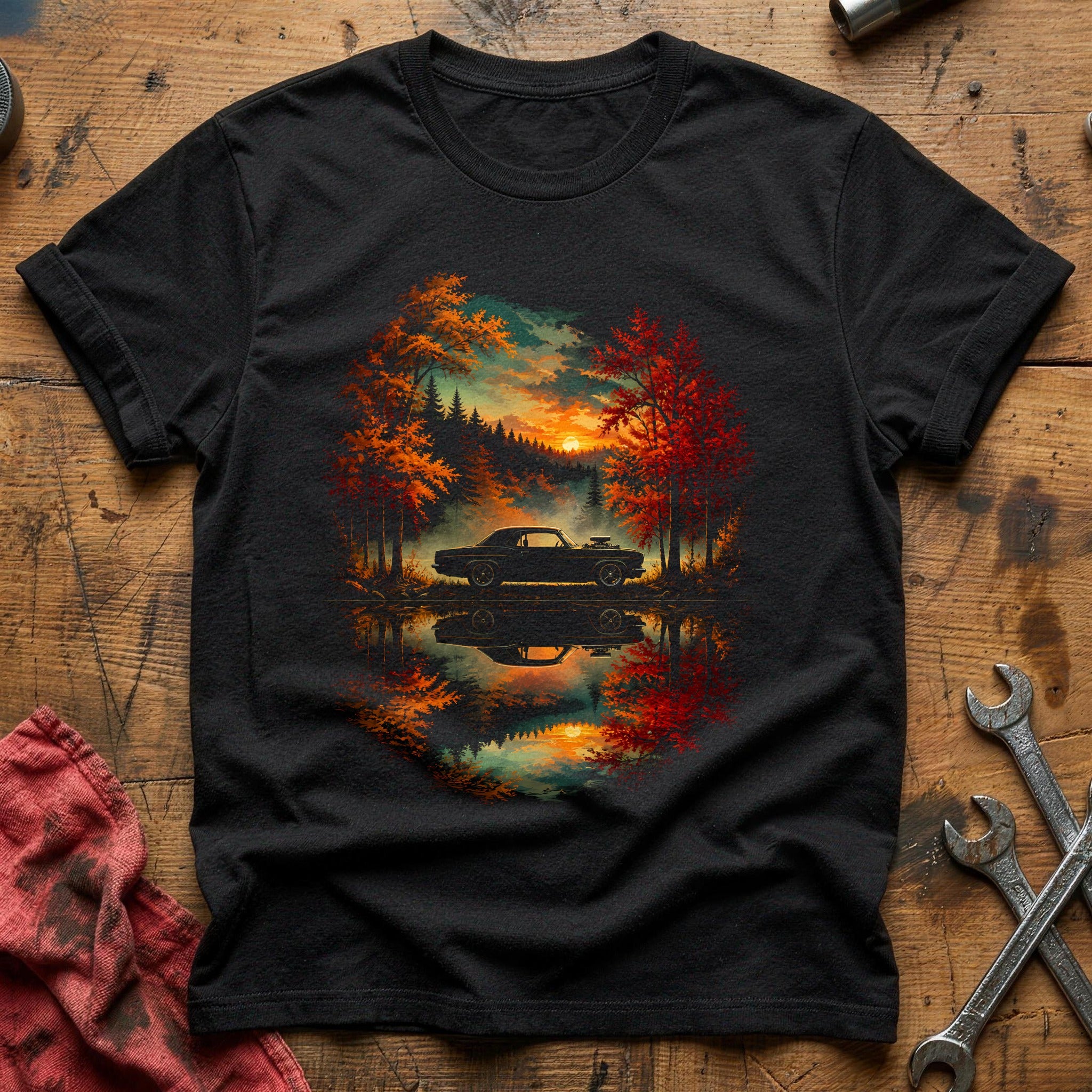 Autumn Lake Hotrod 17 T-Shirt - Black