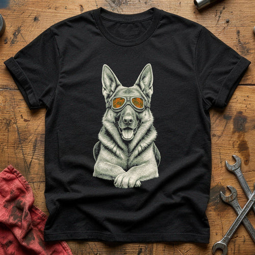 Aviator Shepherd T-Shirt - Black