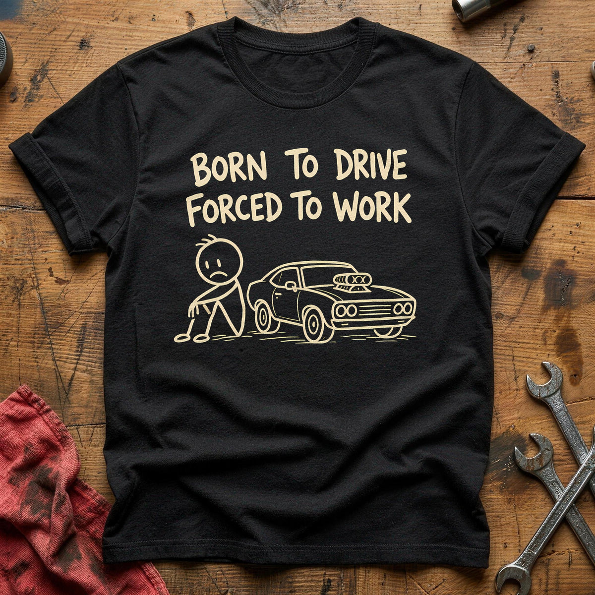 Born To Drive 59 T-Shirt - Black