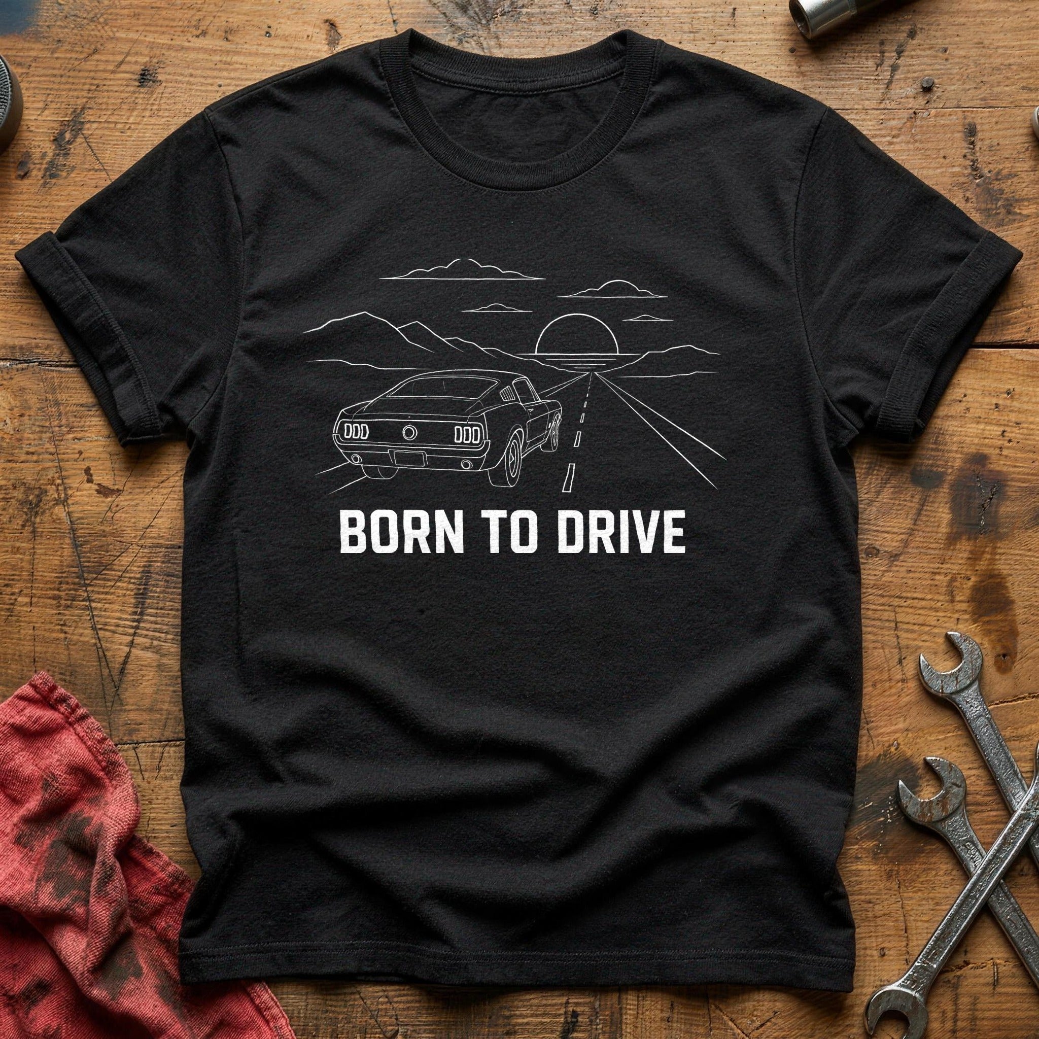Born To Drive 64 T-Shirt - Black