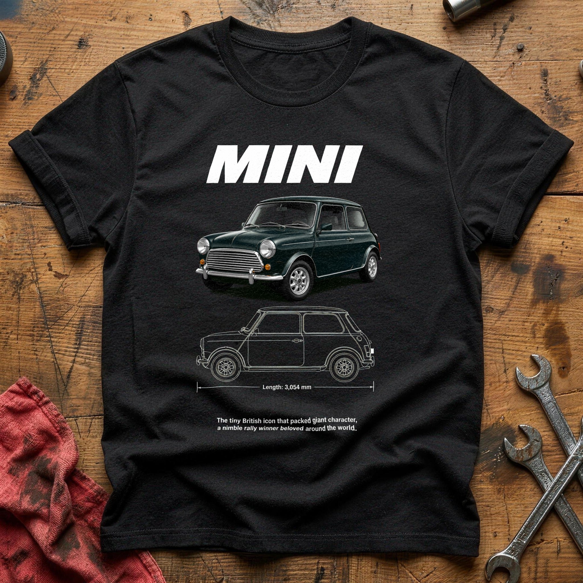 British Micro T-Shirt - Black