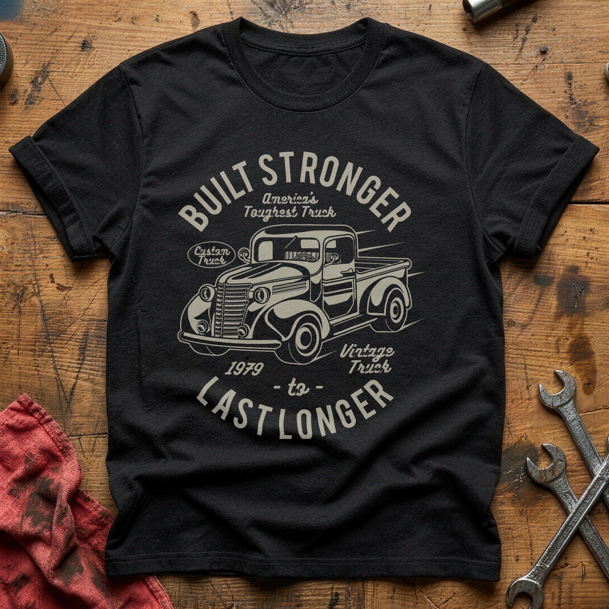 Built stronger 3 T-Shirt - Black