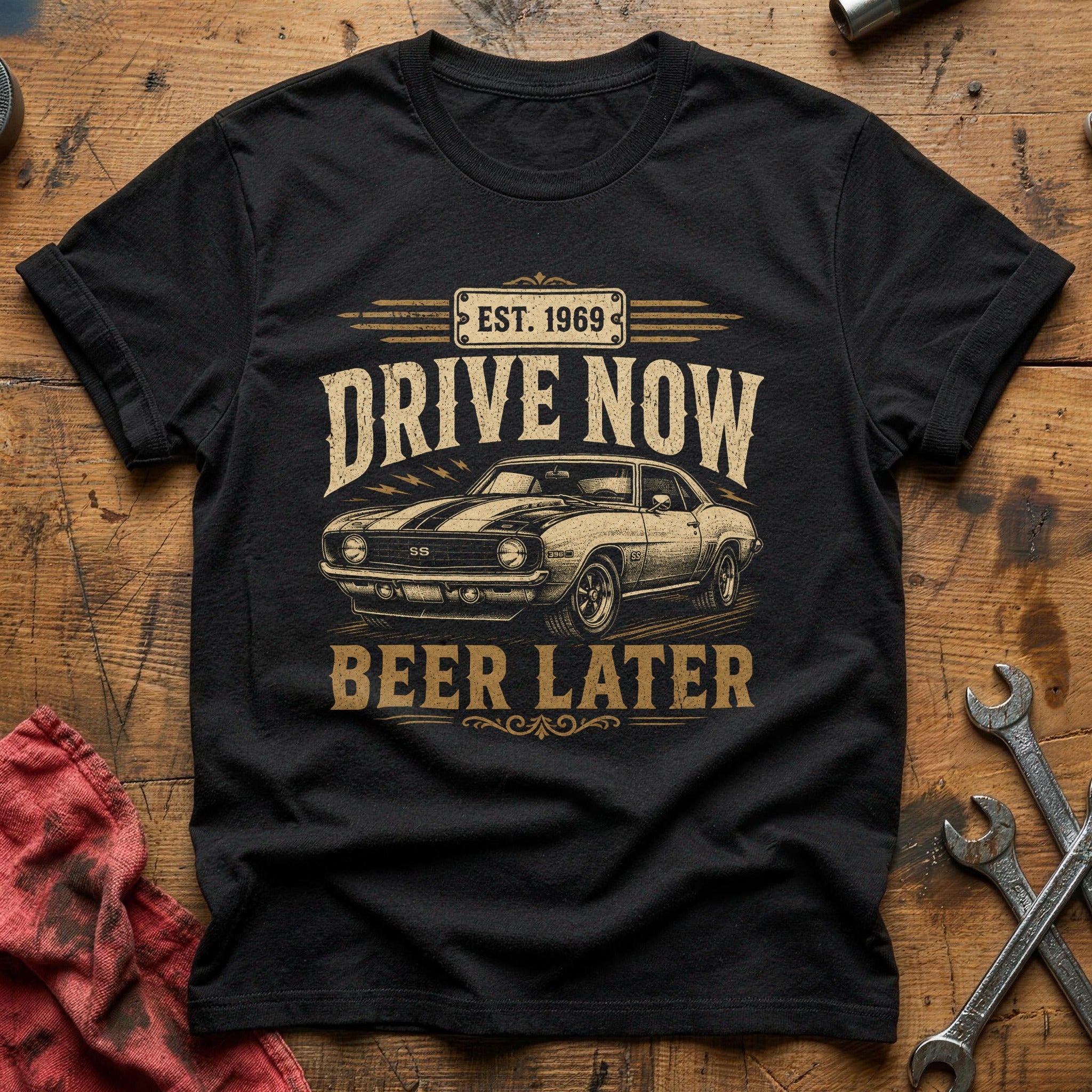Built & Parked T-Shirt - Black