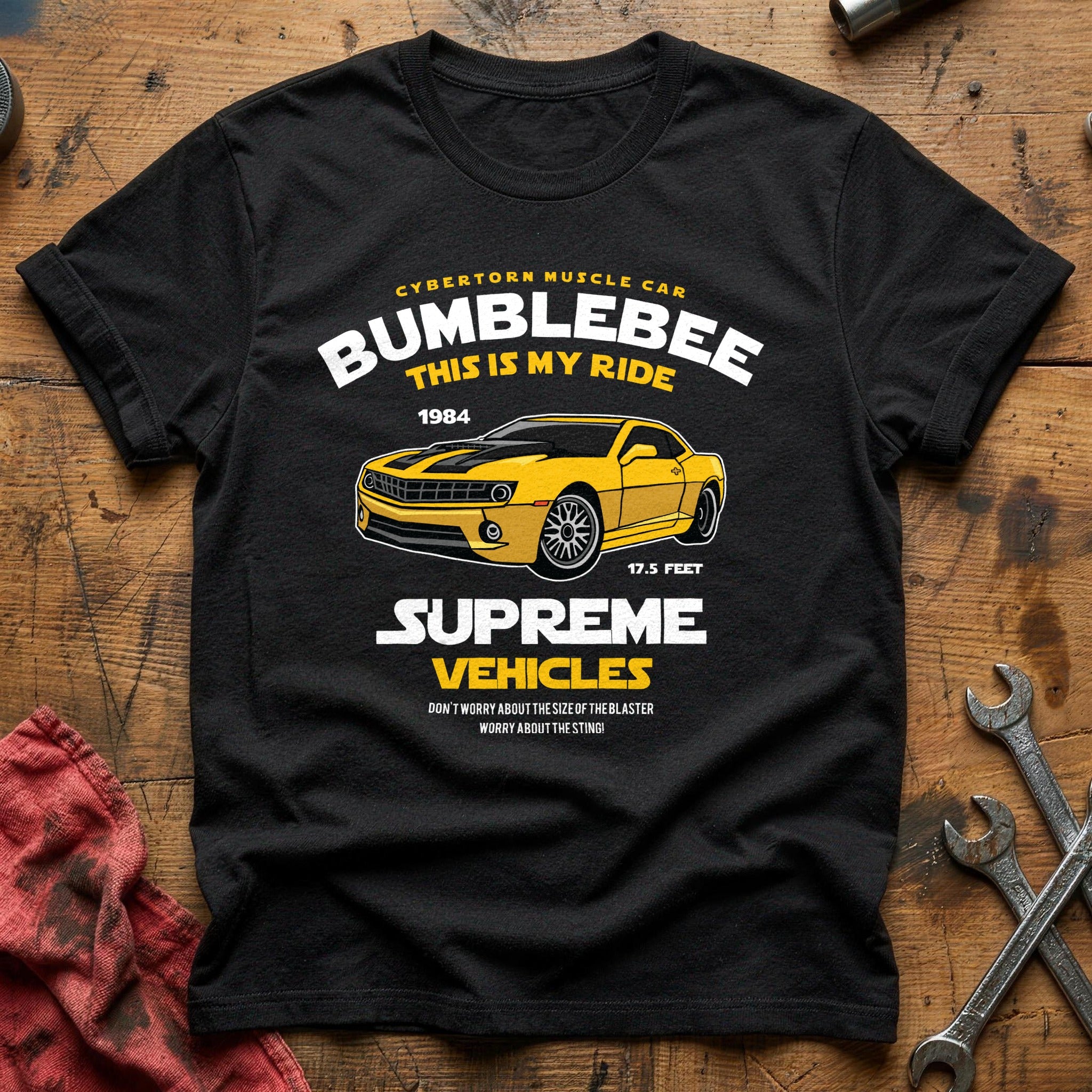Bumblebee muscle car T-Shirt - Black