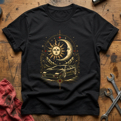 Celestial Racer T-Shirt - Black