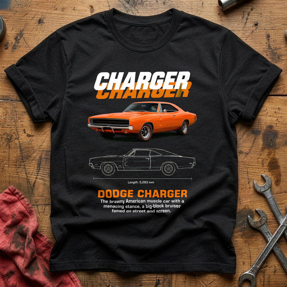 Charger 98 T-Shirt - Black