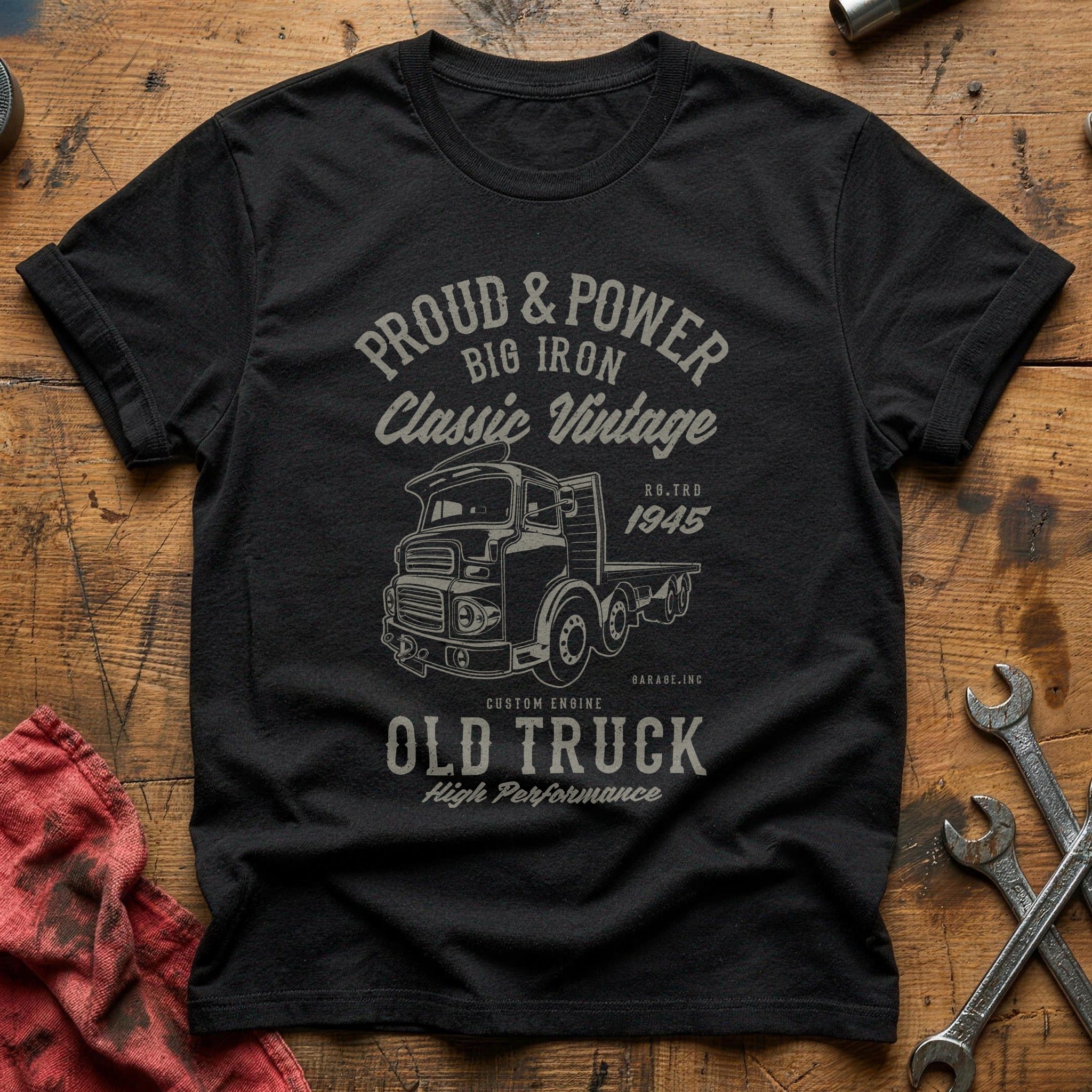 Classic old truck T-Shirt - Black