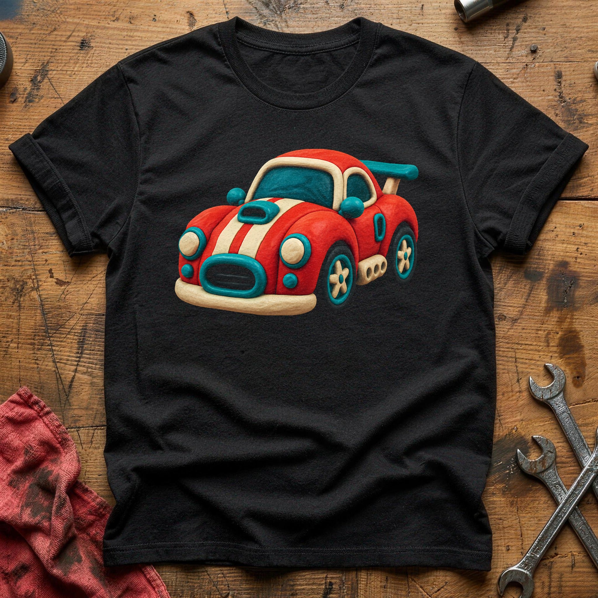 Claymation Car 24 T-Shirt - Black