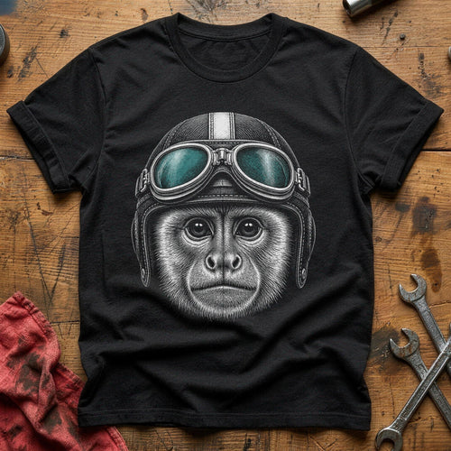 Cockpit Ape T-Shirt - Black