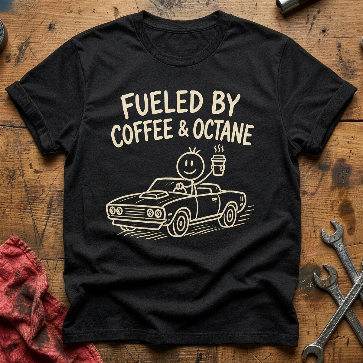 Coffee Octane 88 T-Shirt - Black
