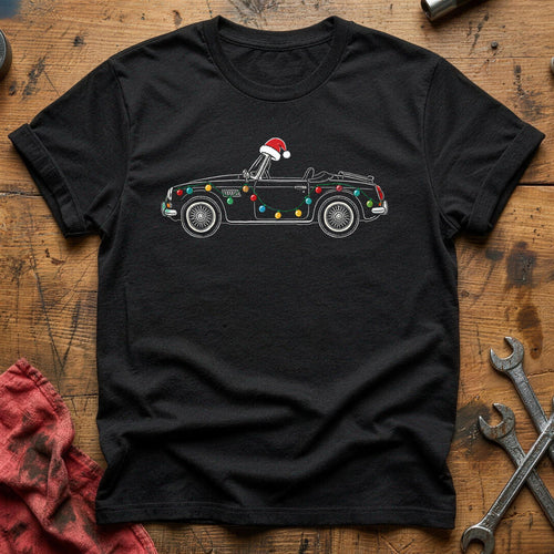 Convertible Christmas Lights 87 T-Shirt - Black