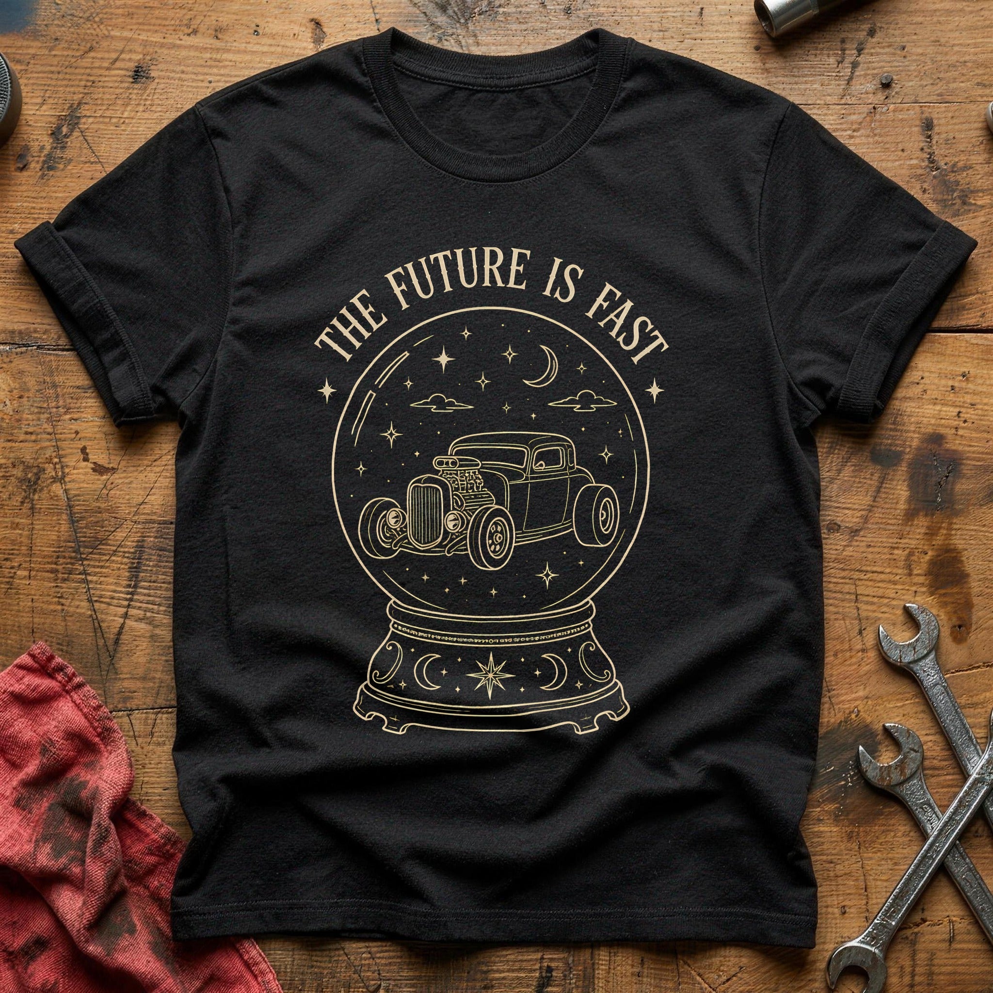 Crystal Ball Future Fast 39 T-Shirt - Black