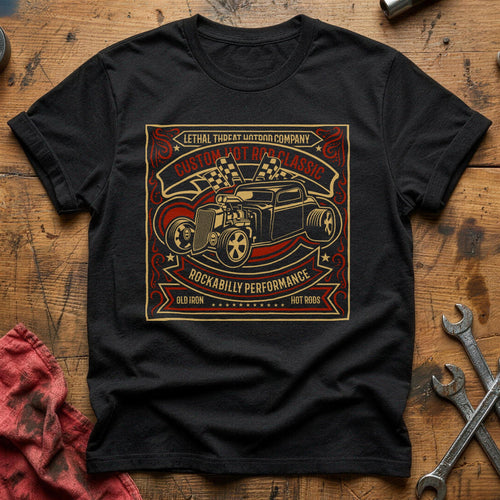 Custom hot rod classic T-Shirt - Black