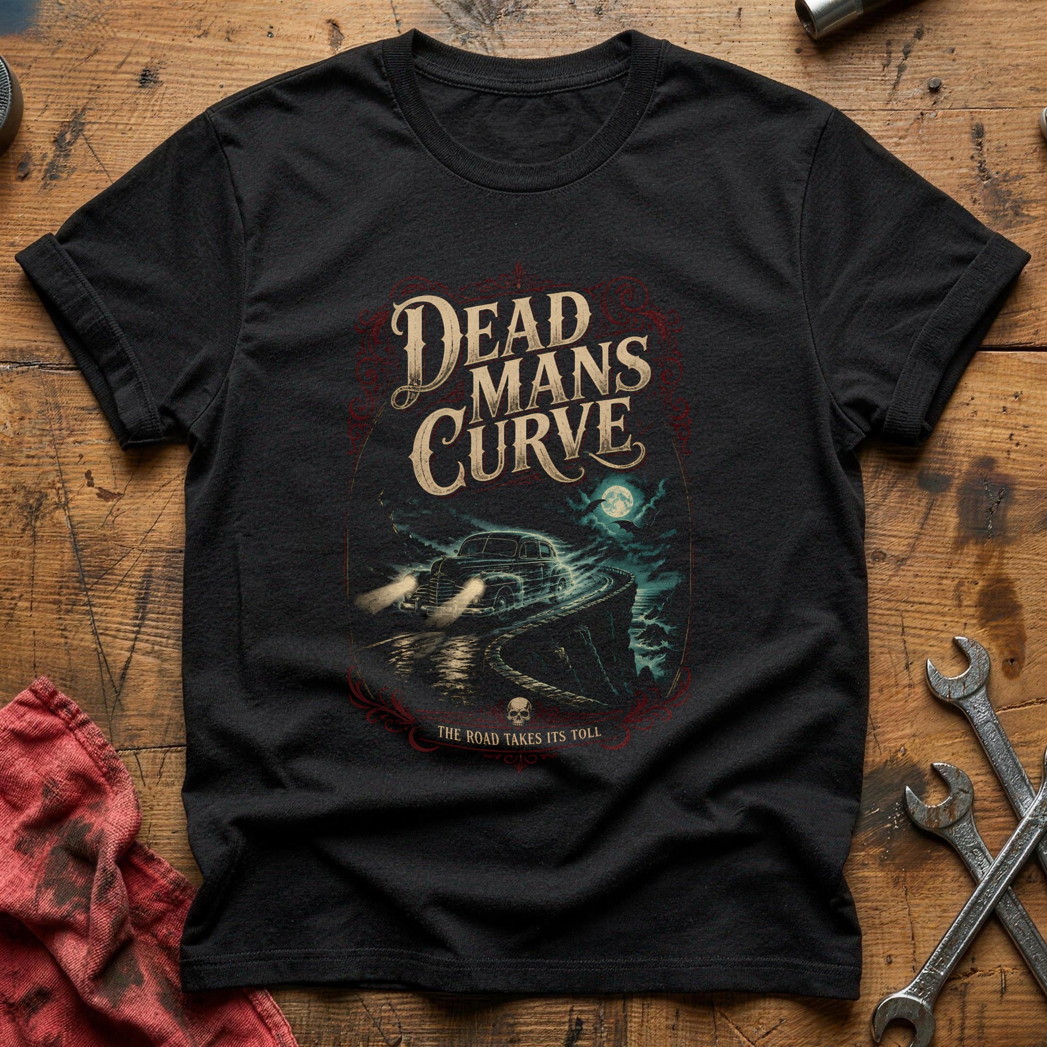 Dead Mans Curve 45 T-Shirt - Black