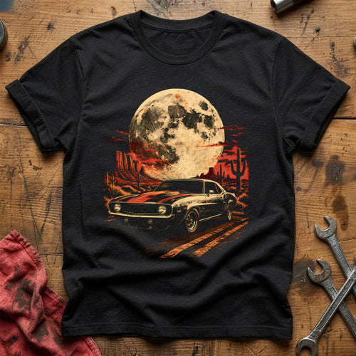 Desert Moon Cruise T-Shirt - Black