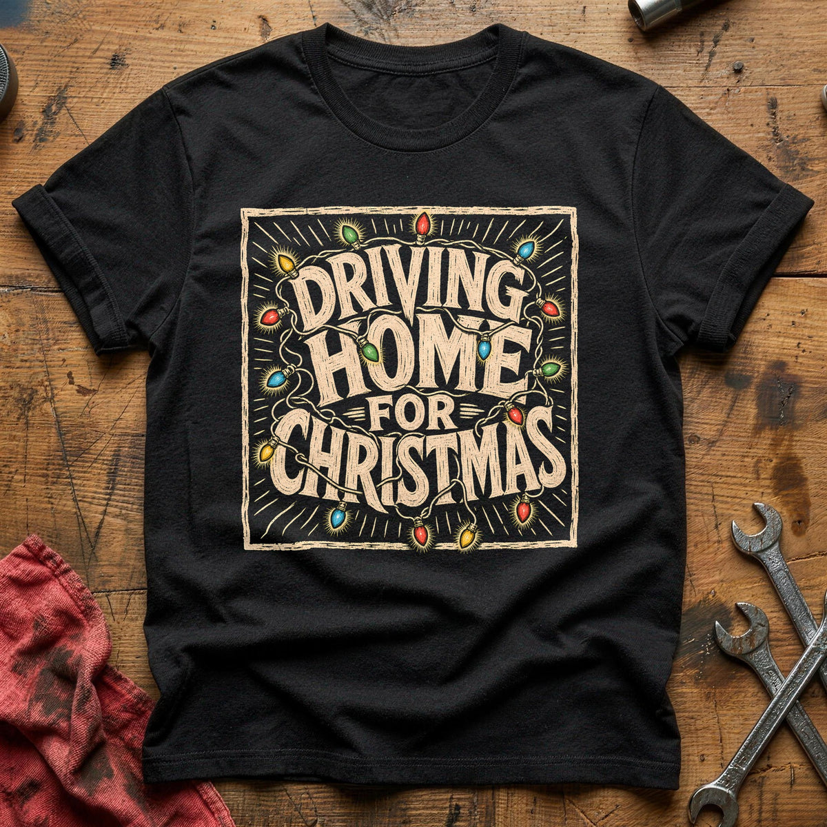 Driving Home For Christmas 11 T-Shirt - Black