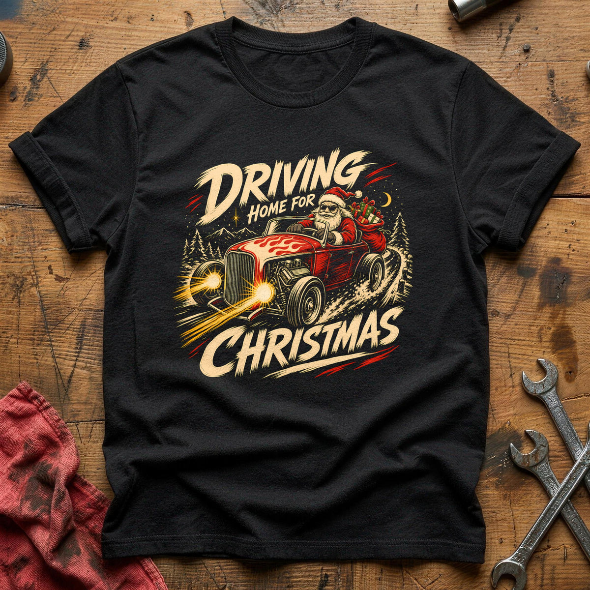 Driving Home For Christmas 13 T-Shirt - Black