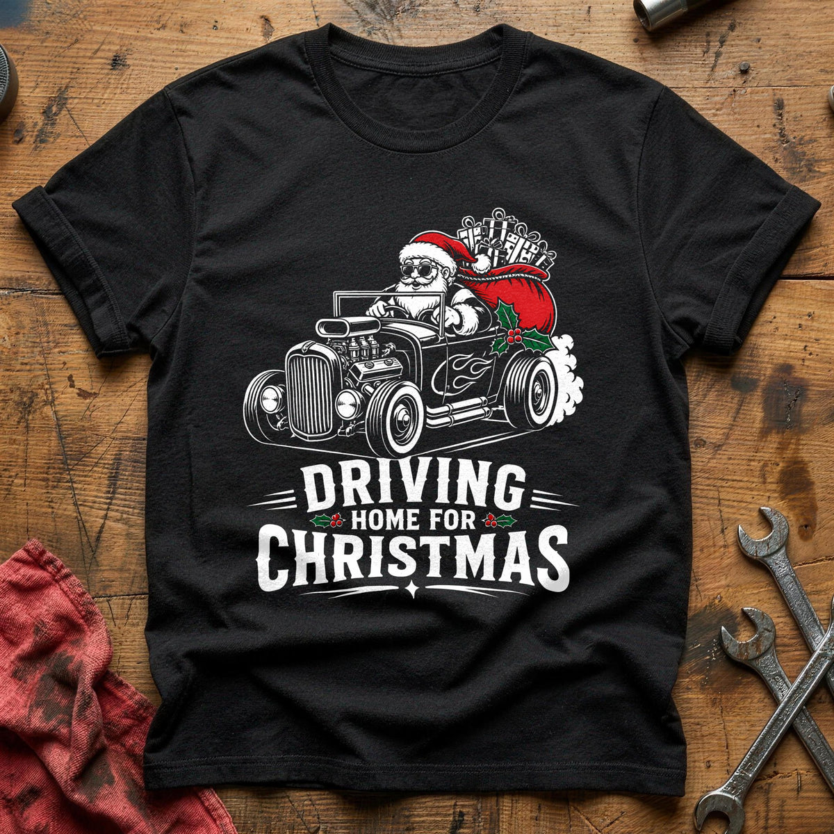 Driving Home For Christmas 3 T-Shirt - Black