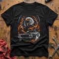 Eagle Muscle Car Fire T-Shirt - Black