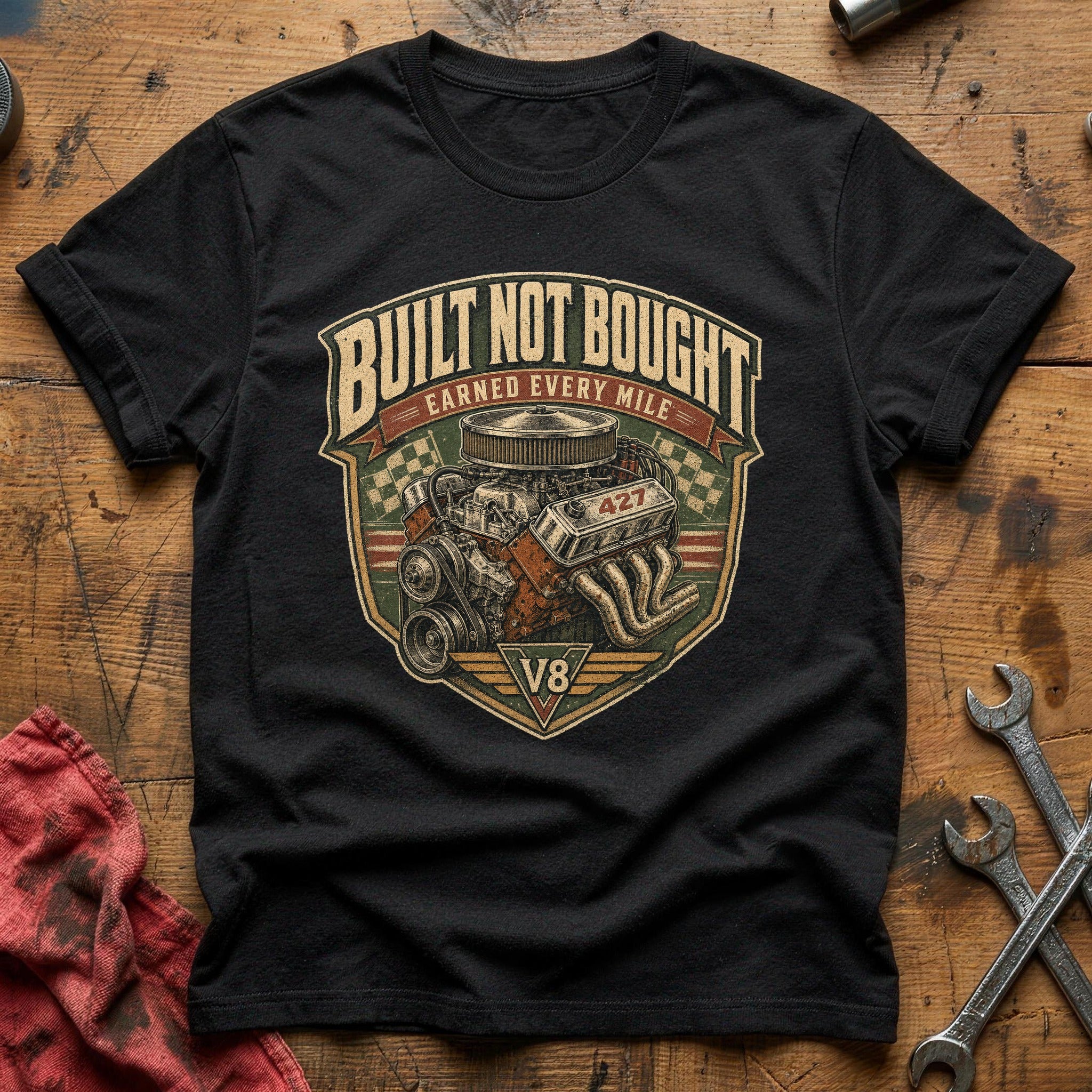 Earned Every Mile T-Shirt - Black