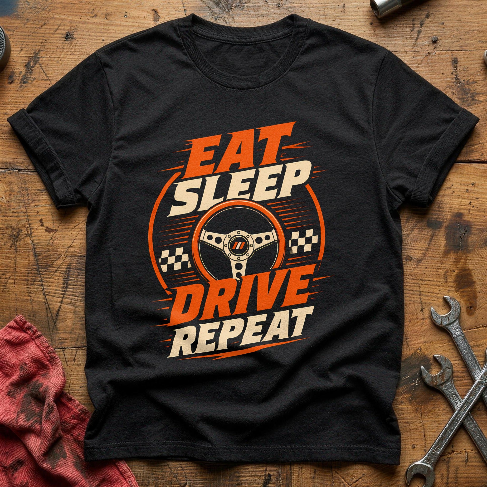 Eat Sleep Drive 85 T-Shirt - Black