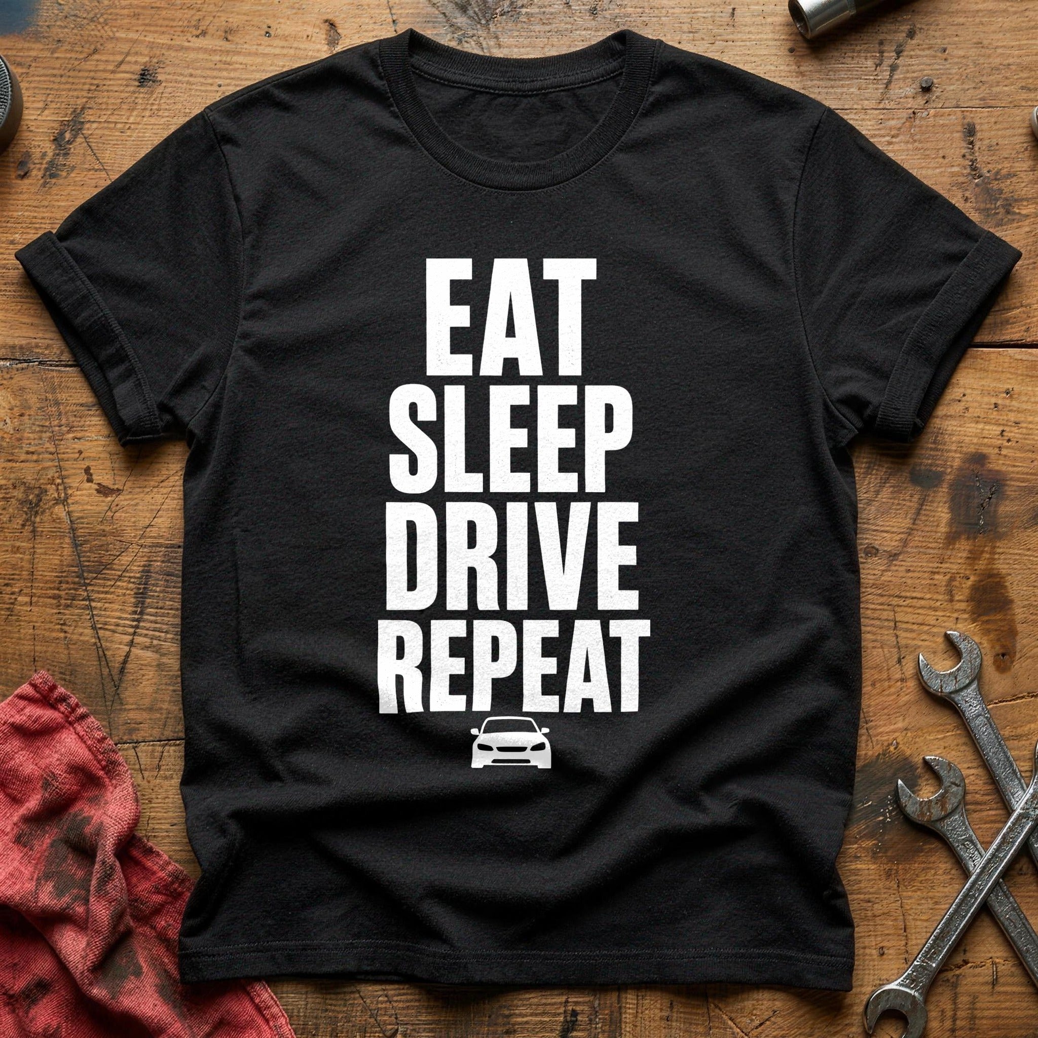 Eat Sleep Drive 94 T-Shirt - Black